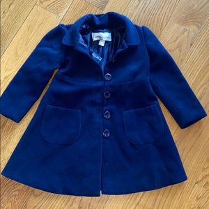 Blue dress coat